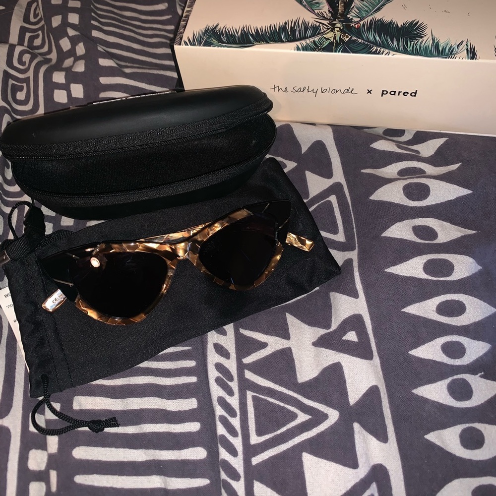The Salty Blonde x Pared eyewear sunglasses